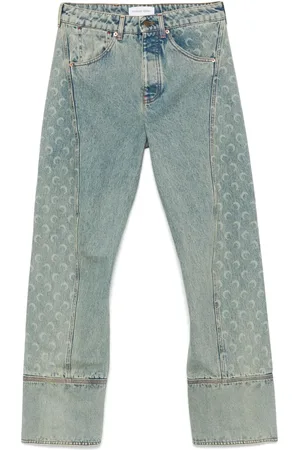 Marine Serre Moon Laser jeans