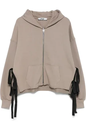 PNK Cut-out cotton hoodie