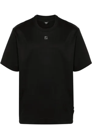 Fendi FF-plaque cotton T-shirt