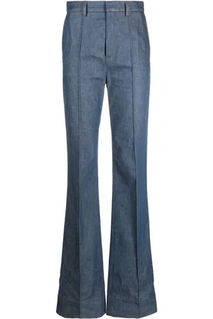 Saint Laurent High-rise wide-leg jeans