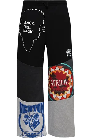 Marine Serre Upcycled graphic sweat pants