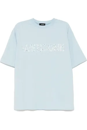 We11 Done Sparkle-logo T-shirt