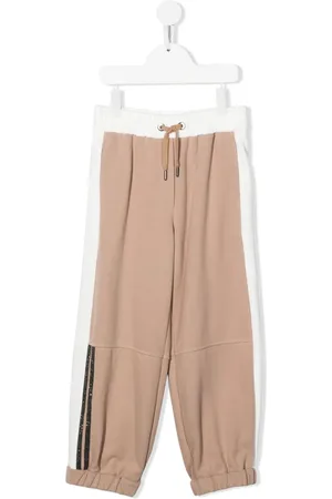 Brunello Cucinelli Colour-block tapered joggers