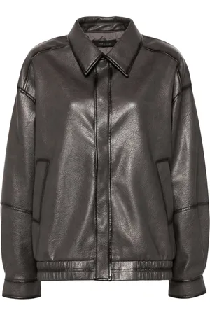 tout a coup Faux-leather jacket