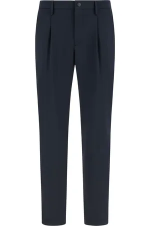 Boggi Milano Pintuck-detailing trousers