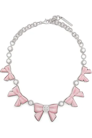 YVMIN X SHUSHUTONG bow-detailing necklace