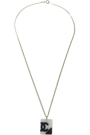 CHANEL 2005 Cambon Ligne-pendant necklace
