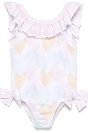 PATACHOU Heart-print swimsuit