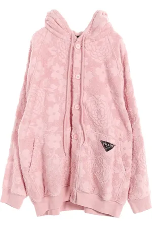 Prada 2000s floral jacquard hoodie