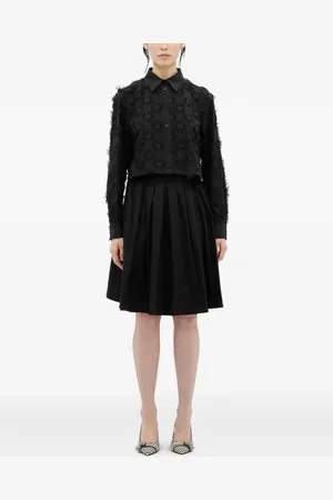 Msgm Stretch-cotton skirt