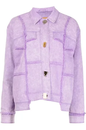 REJINA PYO Blanca asymmetric denim jacket
