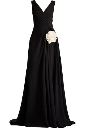 Tadashi Shoji Port pleated dress