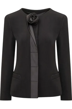 Emporio Armani Floral-appliqu?? blazer
