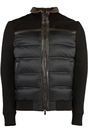 MOORER Andras padded bomber jacket