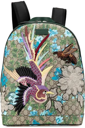 Gucci 2000-2015 Embroidered GG Supreme Blooms backpack