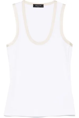 Fabiana Filippi Contrasting-border tank top