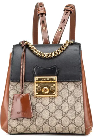 Gucci 2000-2015 GG Supreme Padlock backpack