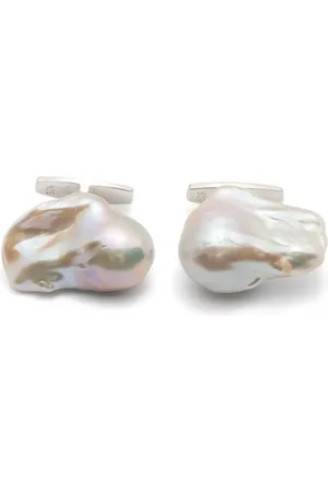 MONIES M93 baroque-pearl cufflinks