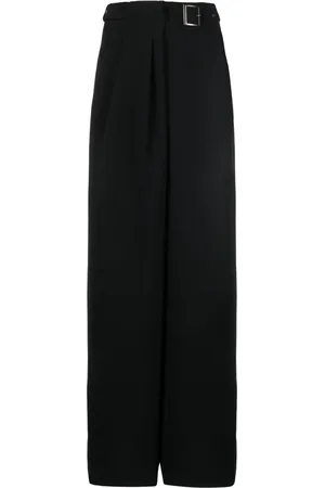 Alberta Ferretti Wide-leg belted trousers
