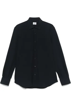 MAZZARELLI Piqu??-weave shirt