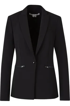 VERONICA BEARD Zip pocket single-breasted blazer