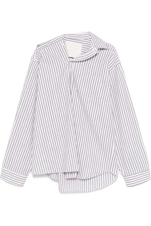 A PAPER KID Candy-striped shirt