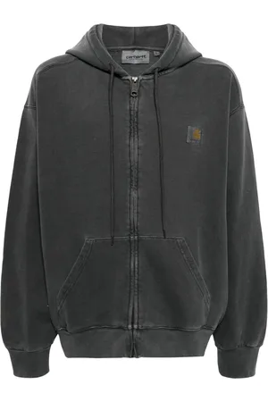 Carhartt Logo-appliqu?? zip-up hoodie