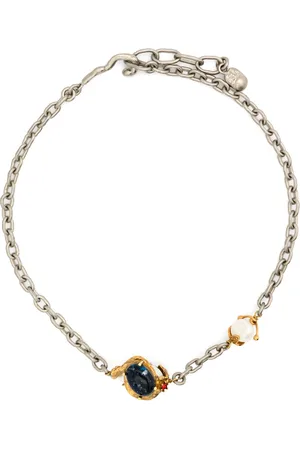 Marni Pearl-detail choker necklace