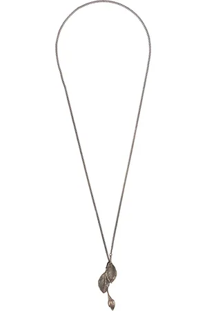 WERKSTATT:MÜNCHEN Leaf-pendant necklace
