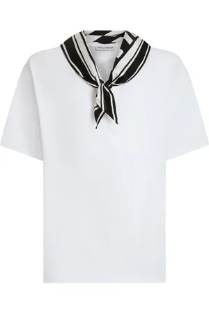 Dolce & Gabbana Scarf-detail T-shirt