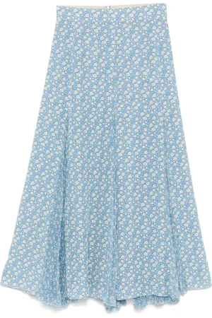 ERMANNO SCERVINO Silk midi skirt