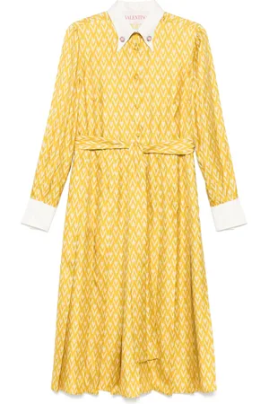 VALENTINO GARAVANI Toute La V-print midi dress
