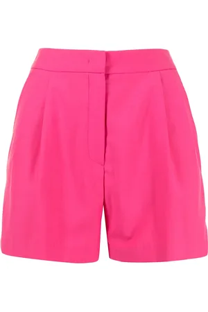 pushBUTTON Pleat-detail shorts