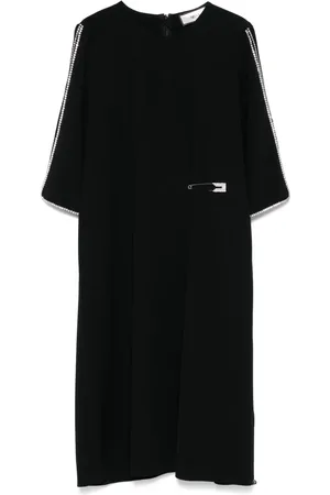 NISSA Crystal-detail midi dress