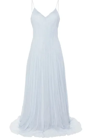 ERMANNO SCERVINO Pleated silk gown