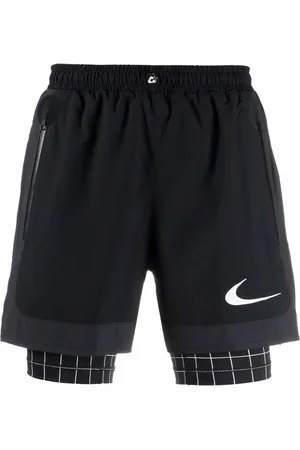 Nike Swoosh logo layered shorts