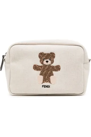 Fendi FF Teddy Bear zipped wash bag