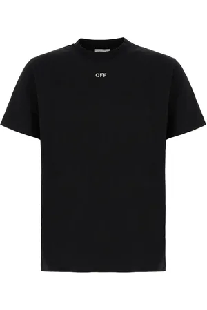 OFF-WHITE Embroidered-logo cotton T-shirt