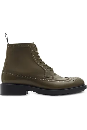 Burberry Studded leather boots