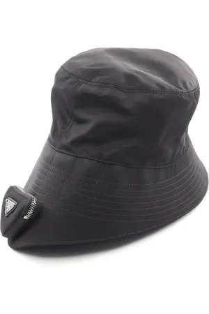 Prada 2000 logo-triangle bucket hat