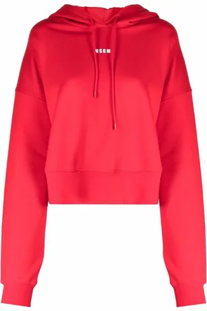 Msgm Logo-print oversized hoodie
