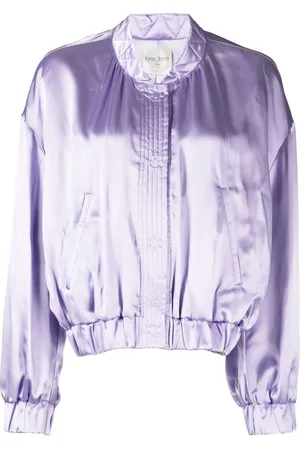 FORTE FORTE Satin-finish bomber jacket
