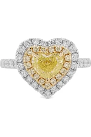 HYT Jewelry 18kt white gold Heart diamond ring