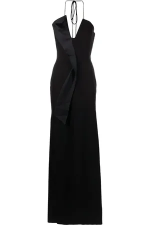 GENNY V-neck sleeveless long dress