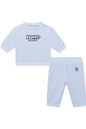 Kenzo Graphic-print crew-neck tracksuit set