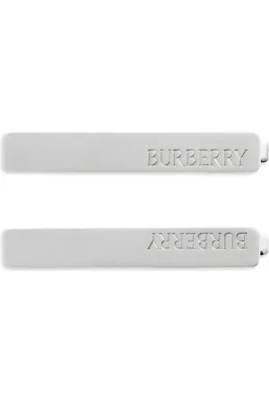 Burberry Logo hair clips