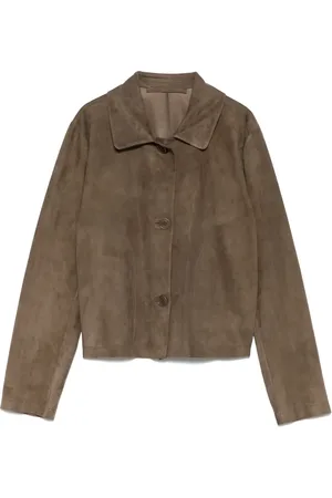 SALVATORE SANTORO Suede cropped jacket