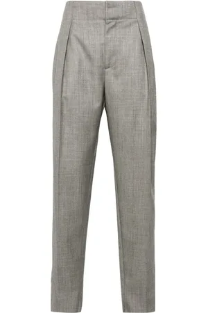 Alexander McQueen Mid-rise tailored trousers