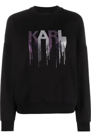 Karl Lagerfeld Logo-studded sweatshirt