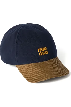 Miu Miu Corduroy-panel baseball cap